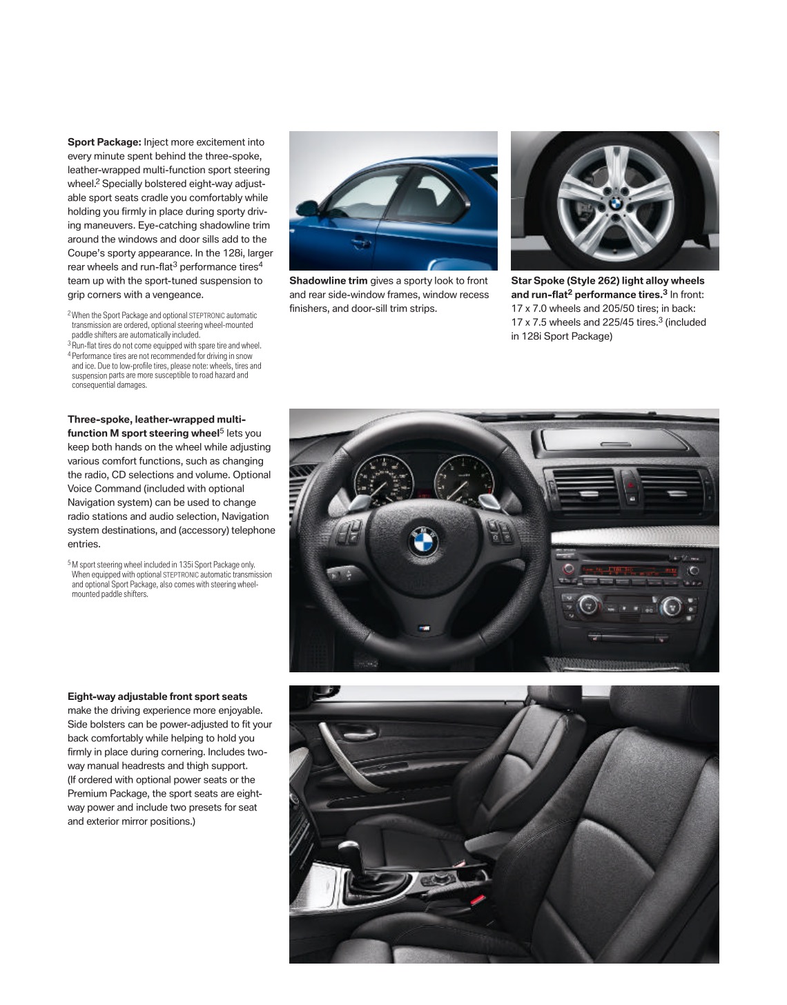 2009 BMW 1-Series Coupe Brochure Page 11